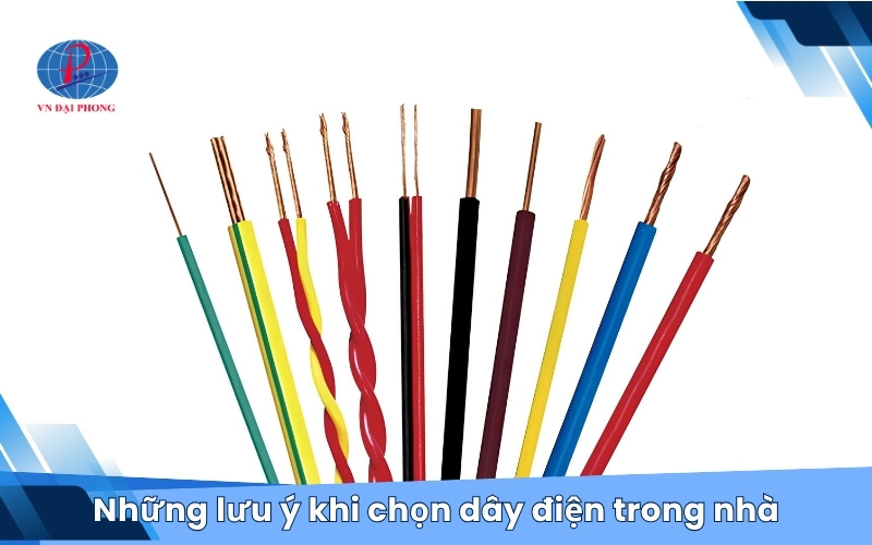 Những lưu ý khi chọn dây điện trong nhà
